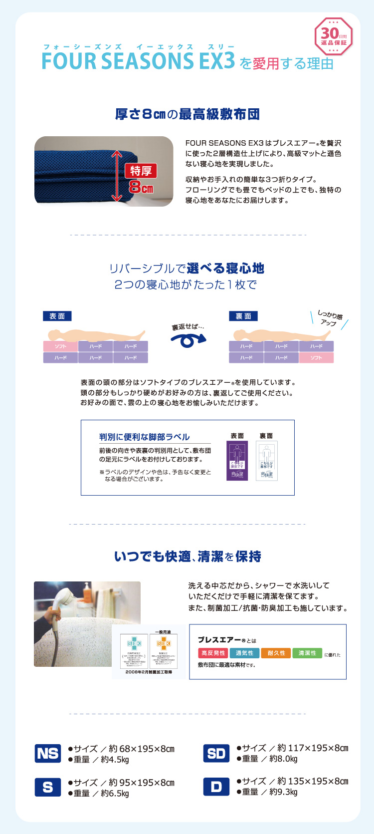 FOUR SEASONS EX3 商品説明